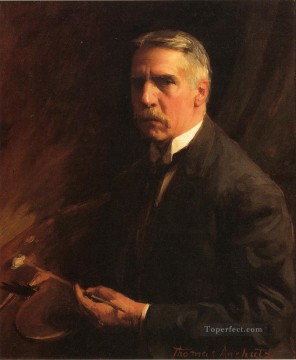  portrait Deco Art - Self Portrait naturalistic Thomas Pollock Anshutz